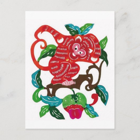 Carte Postale SIGNE Zodiaque singe-chinois (Devant)