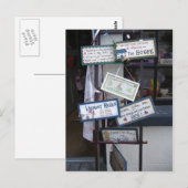 Carte Postale Signes amusants (Devant / Derrière)