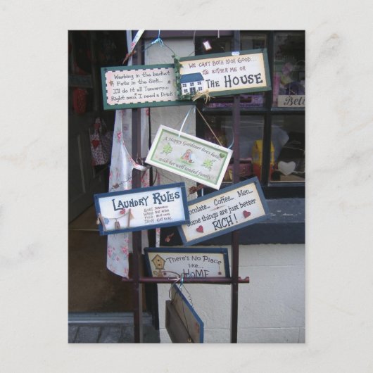 Carte Postale Signes amusants (Devant)