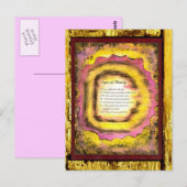 Carte Postale Signes de beauté (Devant / Derrière)