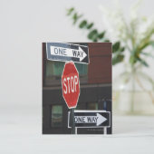 Carte Postale Signes de rue (Debout devant)