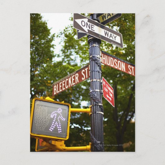 Carte Postale Signes de rue 2 (Devant)