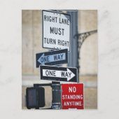 Carte Postale Signes de trafic (Devant)