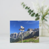 Carte Postale signes et Dolomites (Debout devant)