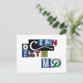 Carte Postale Signes MD Ocean City (Debout devant)