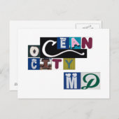 Carte Postale Signes MD Ocean City (Devant / Derrière)