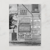 Carte Postale Signes sur un magasin général, 1938 (Devant)