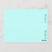 Carte Postale Signet américain Robin (Dos)