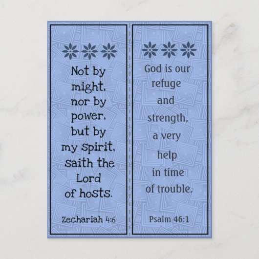 Carte postale Signet Inspirant des écritures (Devant)