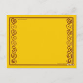 Carte Postale Signets DE FLEURS DE BLANCHES (Dos)