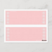 CARTE POSTALE SIGNETS FLEURS DE POMMIER (Dos)