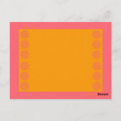 CARTE POSTALE SIGNETS SUEET HONEYSUCKER (Dos)