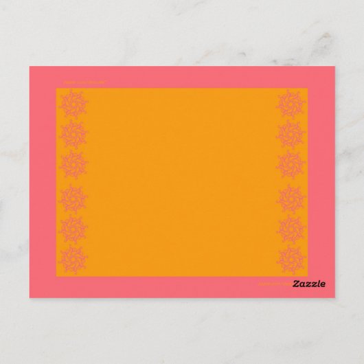 CARTE POSTALE SIGNETS SUEET HONEYSUCKER (Dos)