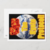 Carte Postale Signez le Protocole de Kyoto ! (Devant / Derrière)