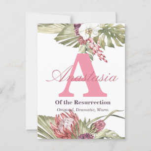 Carte Postale Signification du nom d'Anastasia