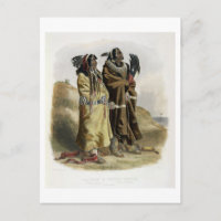 Sih-Chida et Mahchsi-Karehde, Indiens mandans, pla