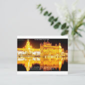 Carte Postale Sikh Temple D'Or En Inde Cadeaux & Tee - shirts (Debout devant)