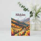 Carte Postale Sikkim Inde (Debout devant)