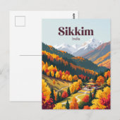 Carte Postale Sikkim Inde (Devant / Derrière)