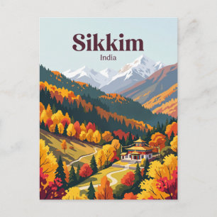 Carte Postale Sikkim Inde