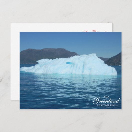 Carte Postale Siku (iceberg) (Devant / Derrière)