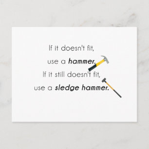 Carte Postale S'il ne convient pas,