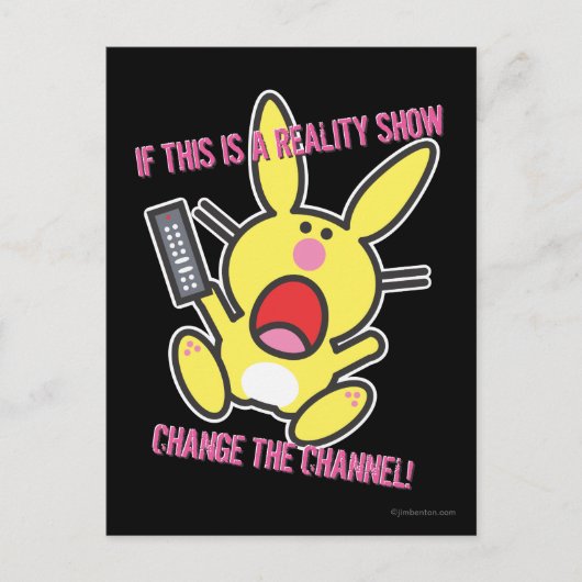 Carte Postale S'il s'agit d'un spectacle de réalité (Devant)