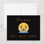 Carte postale : S'il vous plaît, allez bien bientô (Devant / Derrière)