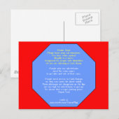 Carte Postale S'IL VOUS PLAÎT Arrêtez de stationner ici (Devant / Derrière)