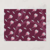 Carte Postale S'il vous plaît être mon vin Valentine Funny texte (Dos)