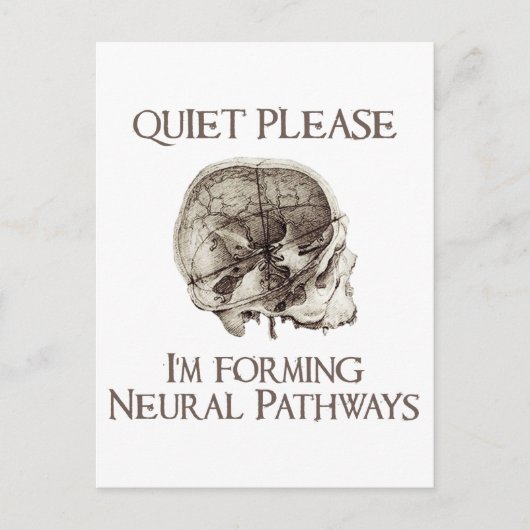 Carte Postale S'il vous plaît : Je suis en train de former des v (Devant)