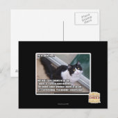 Carte Postale S'il vous plaît ouvrir la porte (Devant / Derrière)