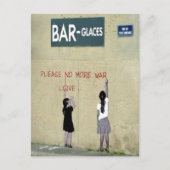 Carte Postale S'il vous plaît plus de guerre / Amour, Normandie, (Devant)