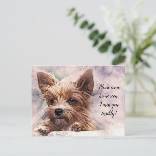 Carte Postale S'Il Vous Plaît, Venez À La Maison Bientôt Je Vous (Debout devant)