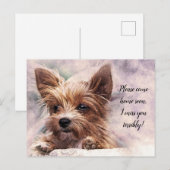 Carte Postale S'Il Vous Plaît, Venez À La Maison Bientôt Je Vous (Devant / Derrière)