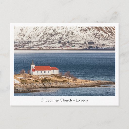Carte Postale Sildpollens Lofoten Norvège (Devant)