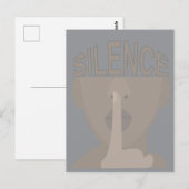 Carte Postale Silence (Devant / Derrière)