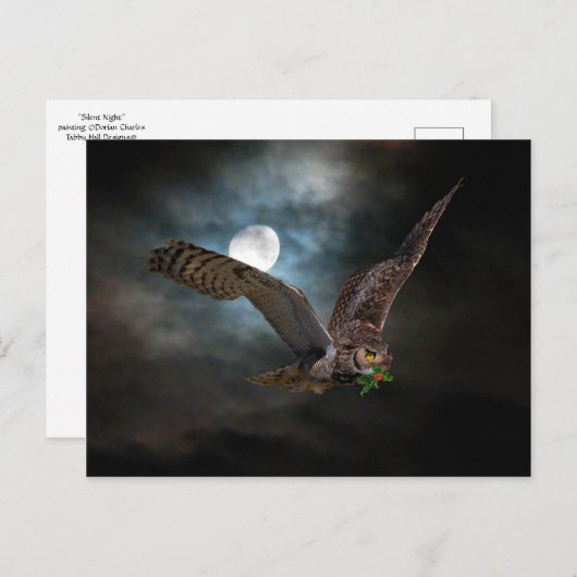 Carte postale "Silence Night" (Devant / Derrière)