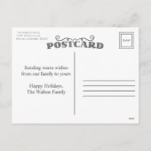 Carte postale Silence Night Christmas Holiday (Dos)