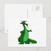 Carte Postale Silencieux Dragon Green (Devant / Derrière)