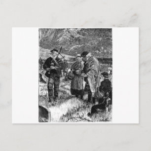 Carte Postale Silencieux ils se sont tenus