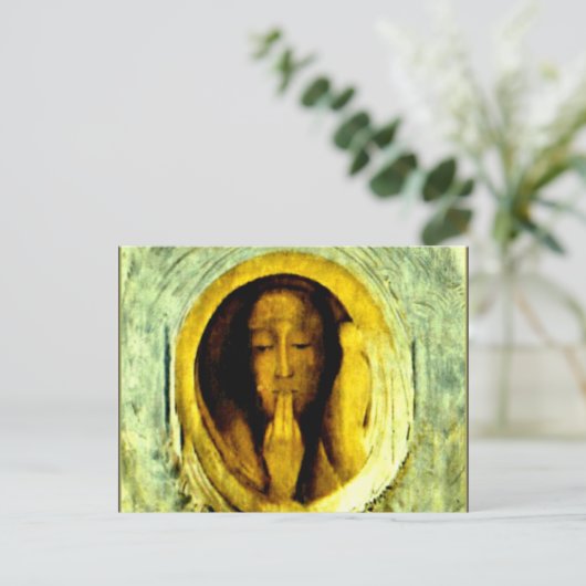 Carte Postale Silencio par Odilon Redon (Debout devant)