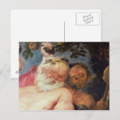 Carte Postale Silène ivre Soutenu par Satyrs, c.1620 (Devant / Derrière)