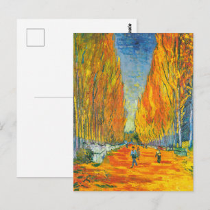 Carte Postale Silent Avenue, Les Alyscamps par Vincent van Gogh
