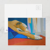 Carte Postale 'Silent Longing' - Lourcher jaune (Devant / Derrière)