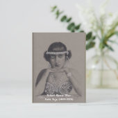 Carte postale Silent Movie Star Orig Art (Debout devant)