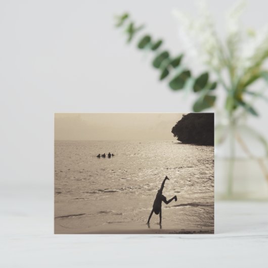 Carte Postale silhouette active (Debout devant)