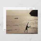 Carte Postale silhouette active (Devant / Derrière)