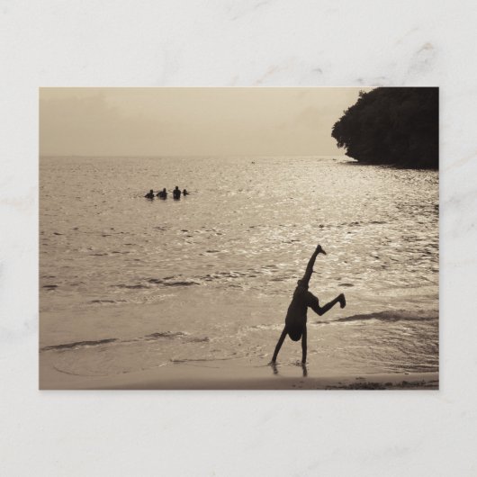 Carte Postale silhouette active (Devant)