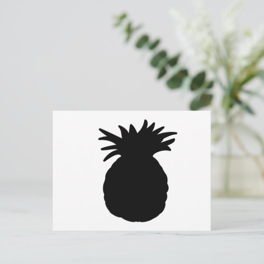 Carte Postale Silhouette ananas (Debout devant)